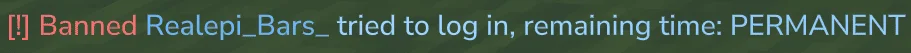 command ban connect