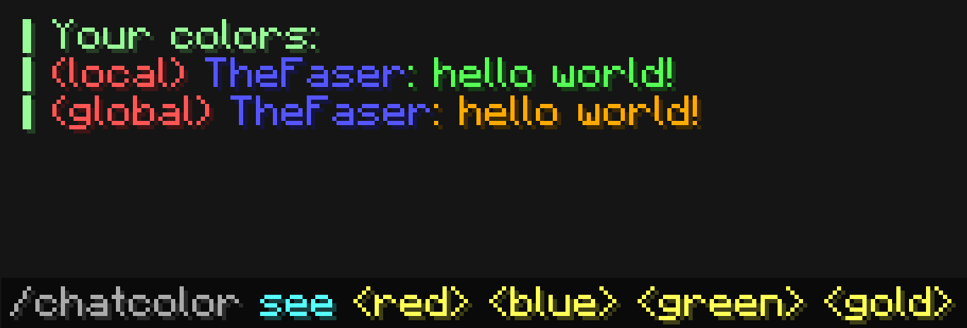 command chatcolor