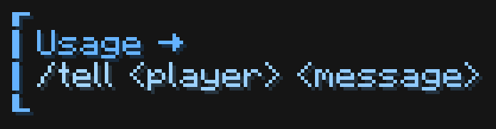 command syntax