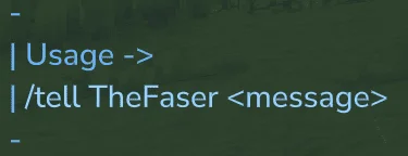 command syntax