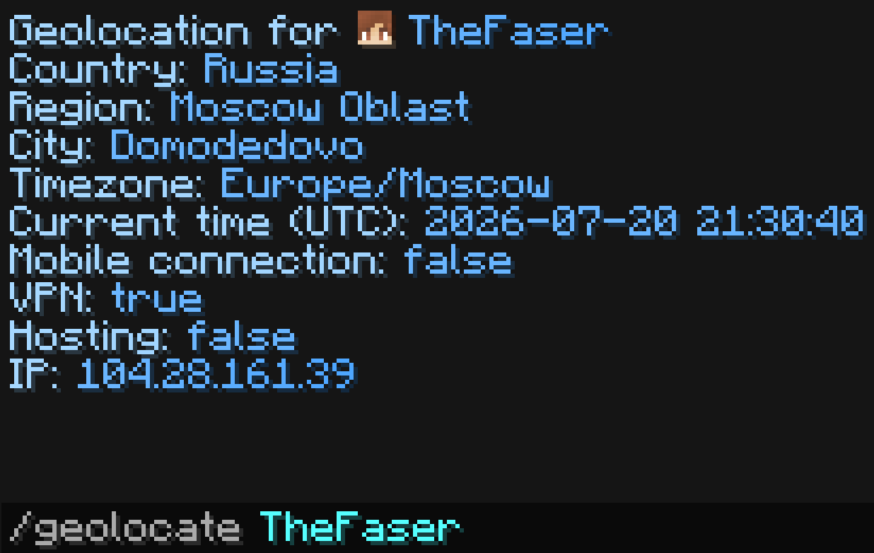 command geolocate