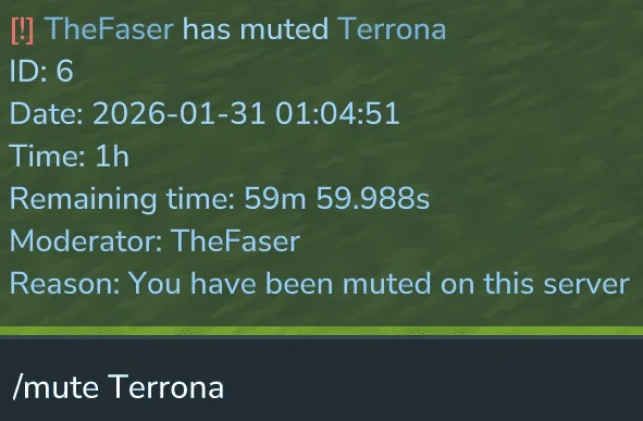 command mute
