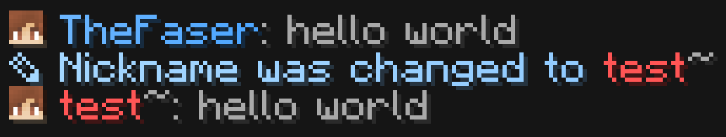 command nickname