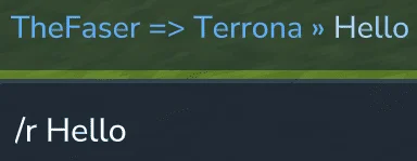 command reply