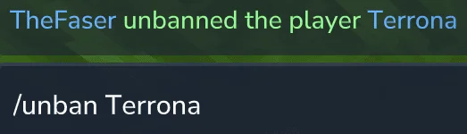 command unban