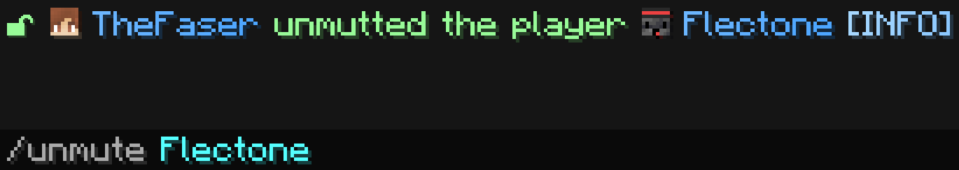 command unmute
