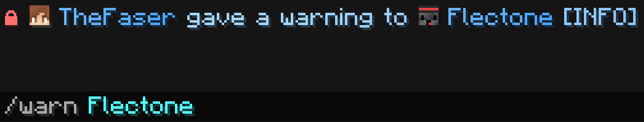 command warn