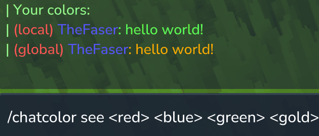 command chatcolor
