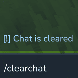 command clearchat