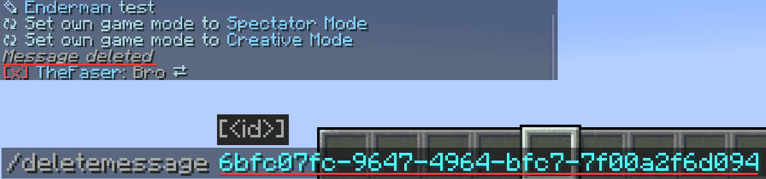 command deletemessage