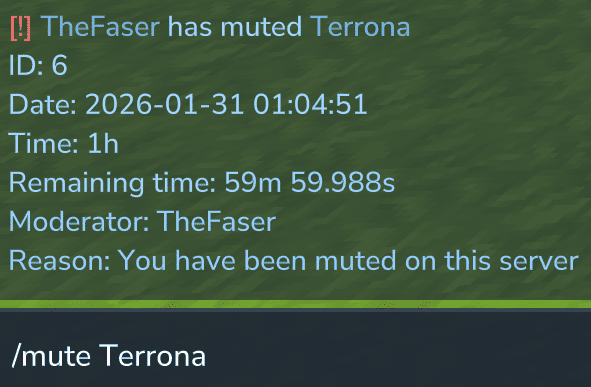 command mute
