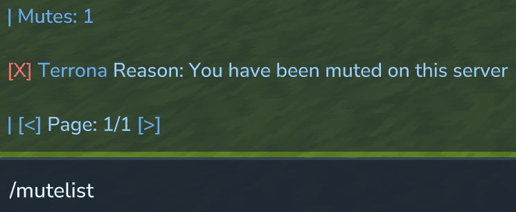 command mutelist