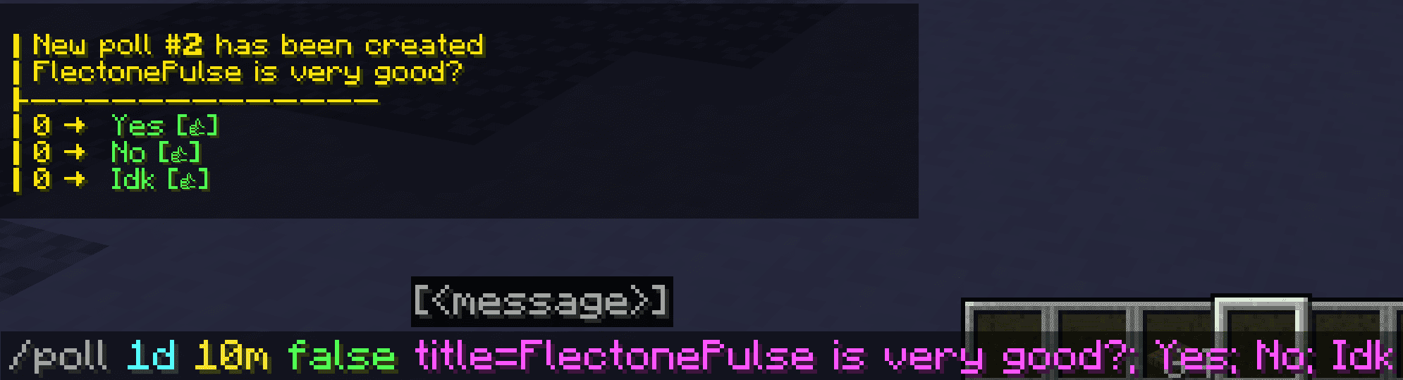 command poll