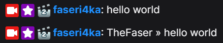 twitch message